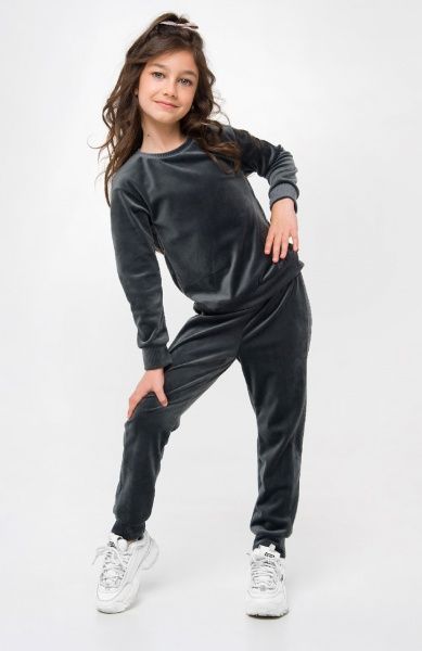 Комплект для дівчаток Smil р.122 сірий 117308 