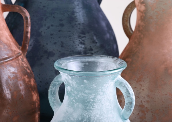 Ваза стеклянная коричневая CANTARO San Miguel