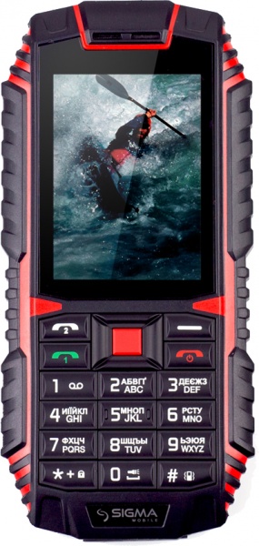 Мобильный телефон Sigma mobile X-treme DT68 black/red Sigma mobile X-treme DT68 blac