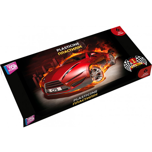 Пластилін Best Race 6 кольорів 120 г CF60201 Cool For School