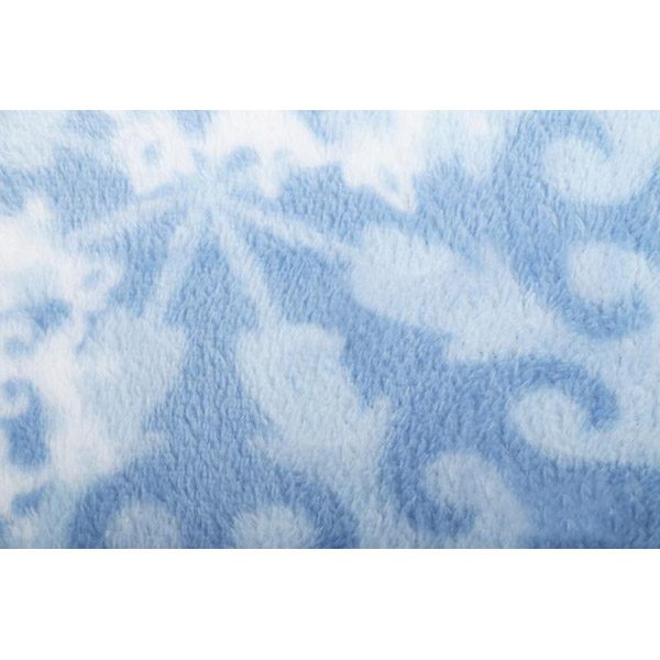 Плед La Nuit Flannel Blue Snow 127x152 см блакитний