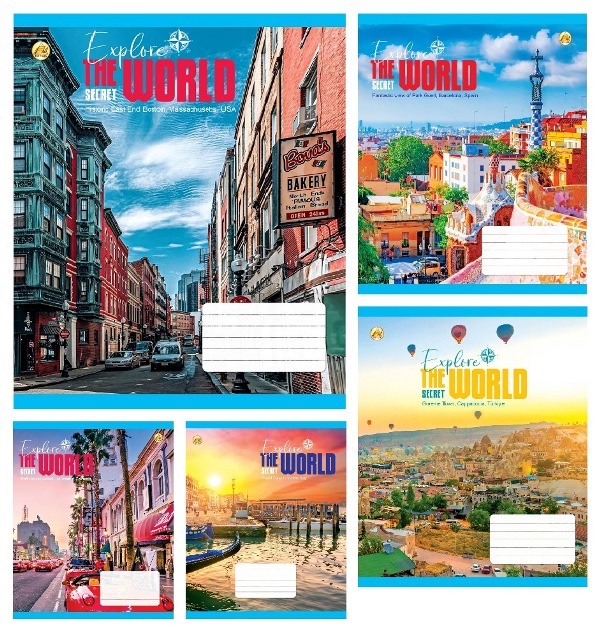 Зошит шкільний 96 аркушів клітинка