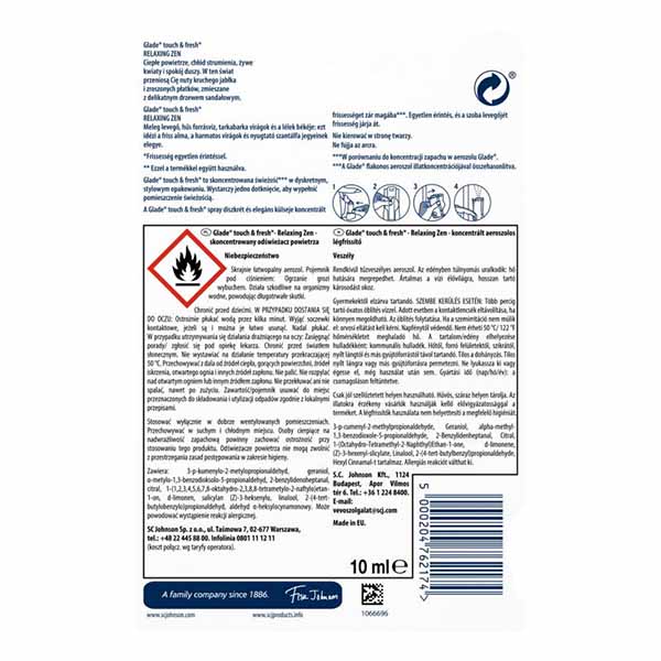 Микроспрей Glade Японский сад 10 мл