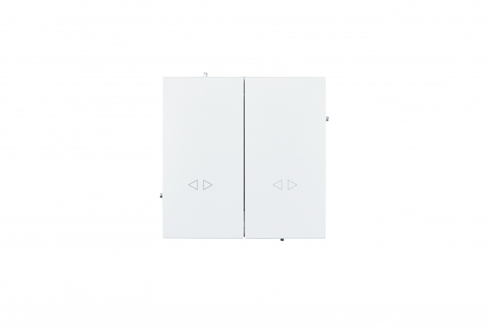 Механізм вимикача перехресний двоклавішний HausMark Juna білий матовий 7041-0988-107TW