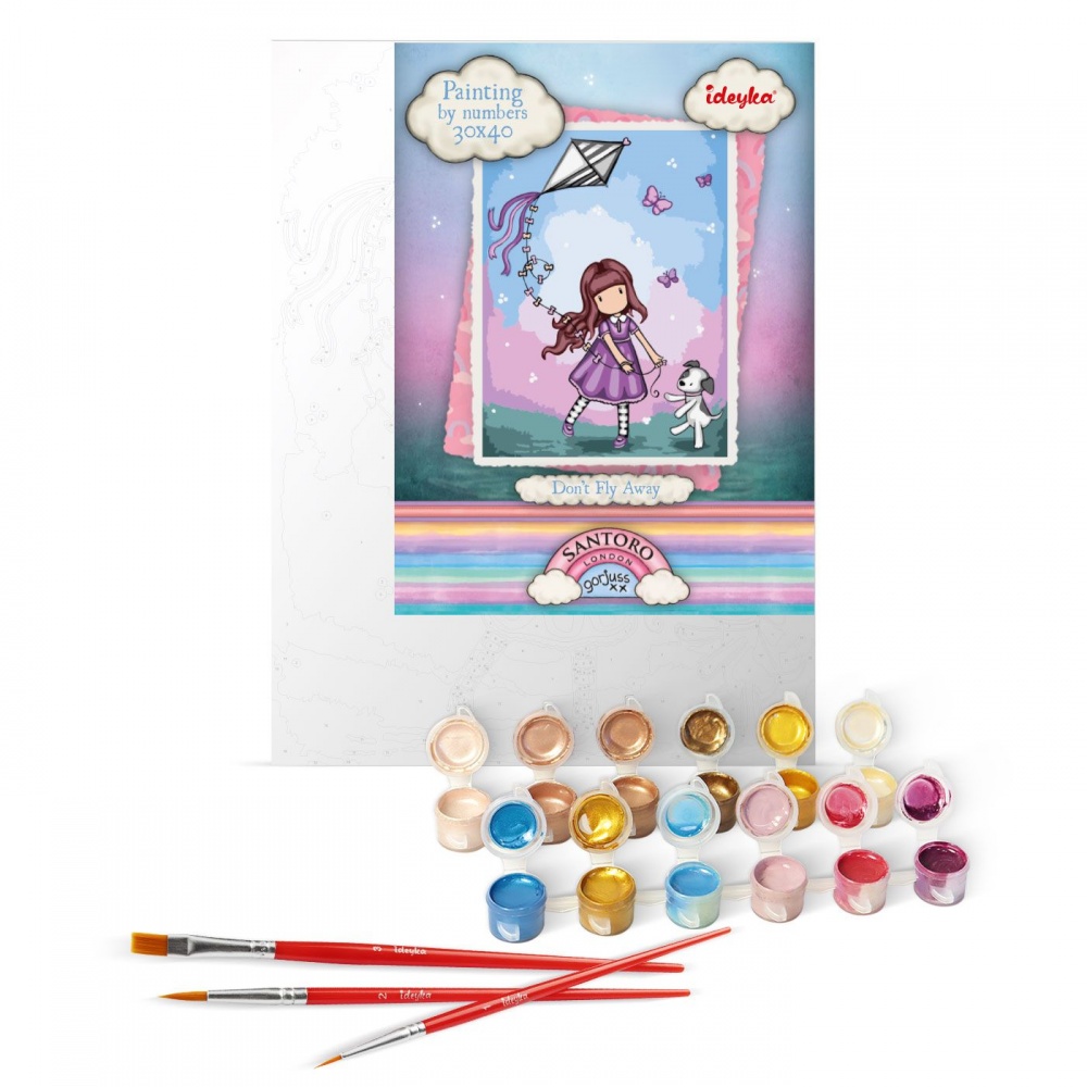 Картина по номерам Don’t Fly Away Santoro Gorjuss Collection 30х40 см Ideyka