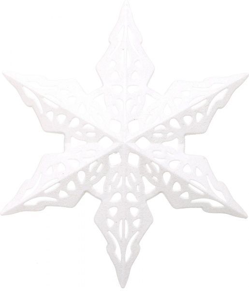 Декорація новорічна Сніжинка 28 см SD21-280W 
