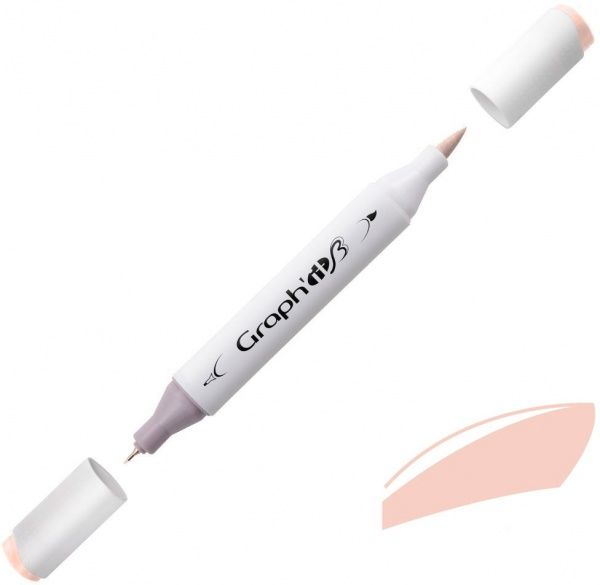 Маркер двосторонній Graph'it GI84150 тілесний 