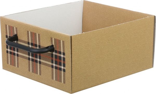 Комод картонний Miss Space Клітинка 4 відділення бежевий