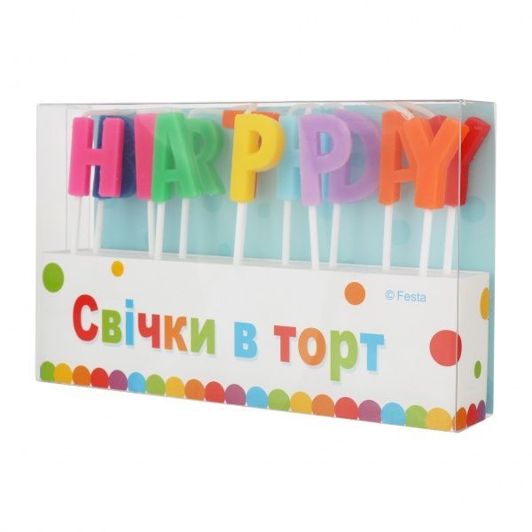 Набор свечей Буквы Ві та Ві 13 шт. 