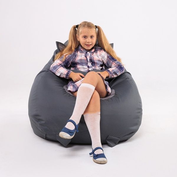 Кресло-мешок SanchoBag Груша Енот серый (38DT2OK1ENOT) 