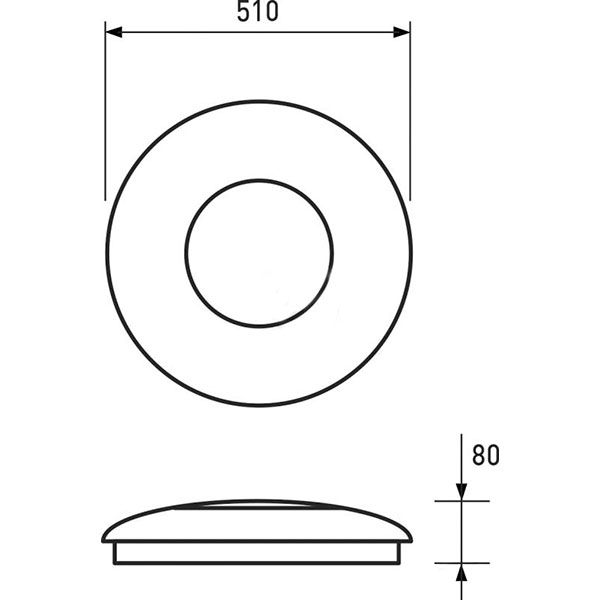 Світильник світлодіодний Eurolamp Smart Light Allianz з пультом ДК 60 Вт білий 3000-6500 К 