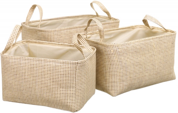 Кошик Goldi 30х20х18 см бежевий