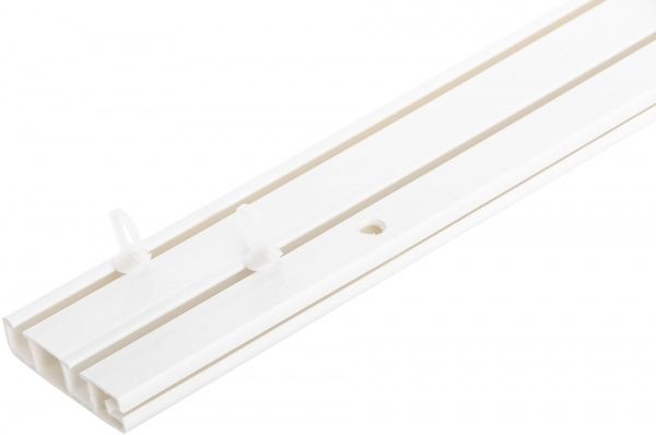 Карниз стельовий Bella Vita подвійний набірний 210 см білий 