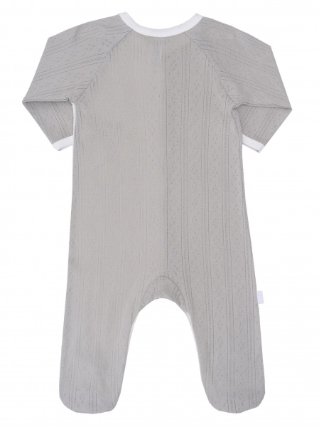 Комбінезон для хлопчика ТМ Софія Зайчик ловить зірку р.62 сірий 350162 