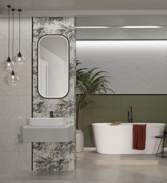 Плитка Ceramika Color Terazzo Flower B Rett CKR16-1 30x60 