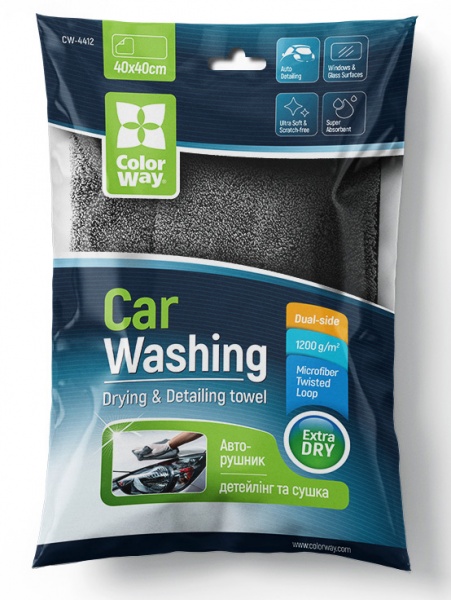 Мікрофібра Extra Dry 1200gsm 40х40см ColorWay 1 шт.