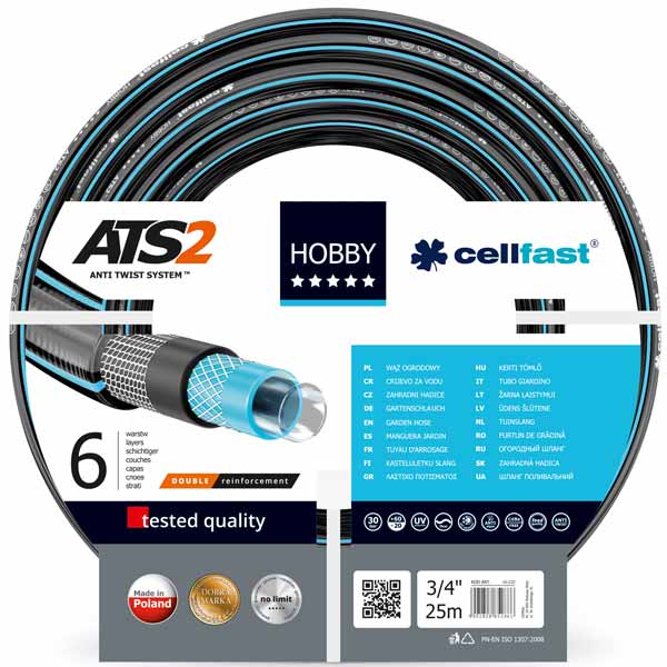 Шланг для полива Cellfast Hobby ATS 3/4'' 25м