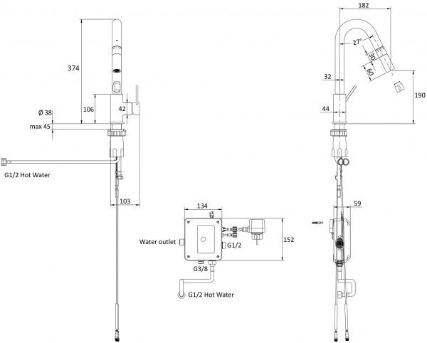 Змішувач для кухні Imprese Smart Bio ZMK051901151