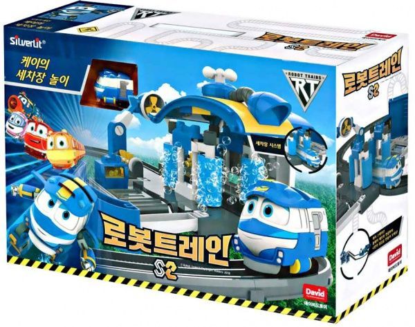 Игровой набор Silverlit Robot trains Мойка Кея 80171
