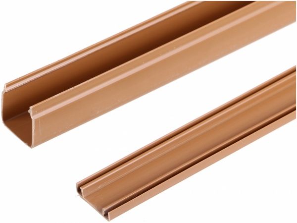 Канал кабельний ОМіС 25х25х2000 мм дуб темний 