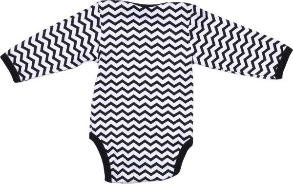 Боди детское Bambinelli зигзаг р.74 черно-белый 