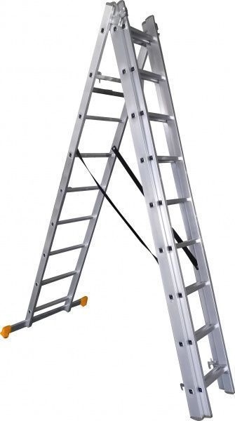 Драбина 3-секційна універсальна Burmaster AL-BL-309 3х9 