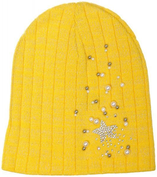 Шапочка дитяча для дівчинки Kraft+ 9513 р.50-52 жовтий 