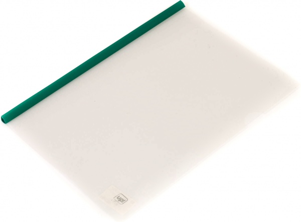 Папка с прижимом А4 пластиковая 65 листов зеленый UP! (Underprice)
