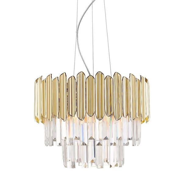 Люстра підвісна Zuma Line Gladius 5x40 Вт E14 золото 