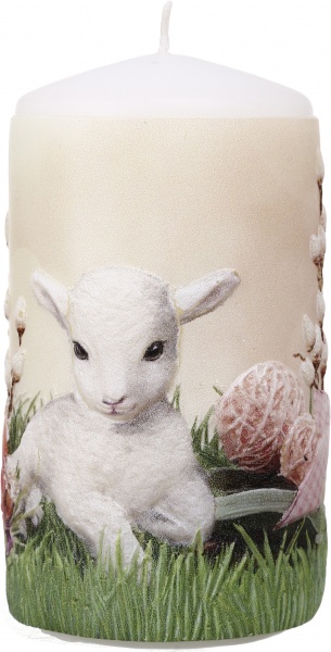 Свічка Циліндр Великдень МІХ 60х110 мм в асортименті Pako-If