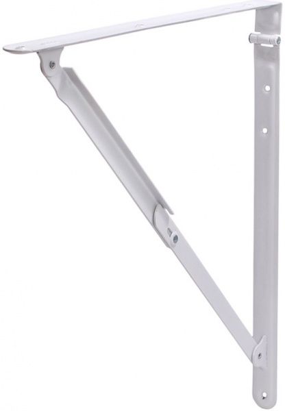 Кронштейн  сталевий складаний 400x400 мм білий