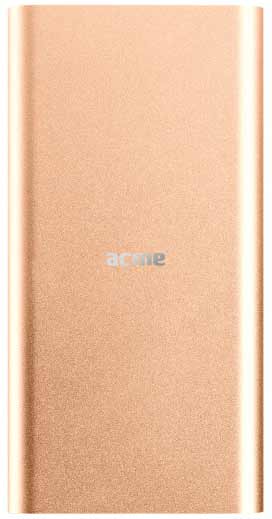 Внешний аккумулятор (Powerbank) Acme 10000 mAh gold (4770070879351) 