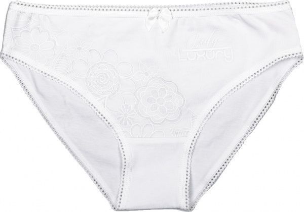 Трусики для дівчаток сліпи Габбі Делюкс р.128 білий із принтом 11996 