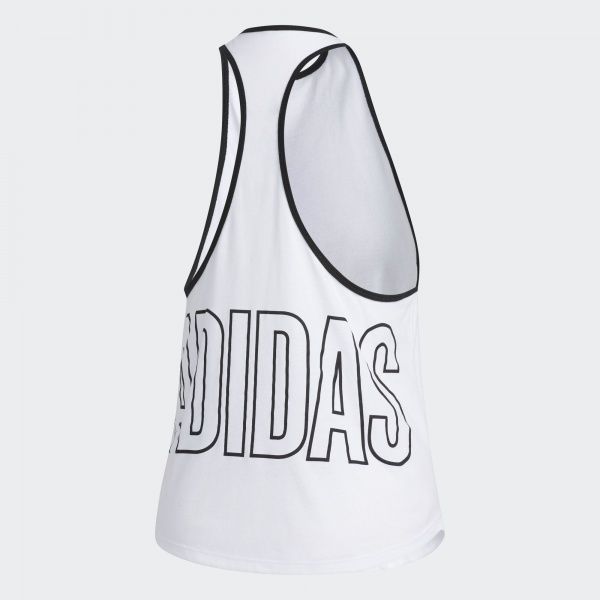 Майка Adidas ALPHA TNK GFX W FM5109 L білий