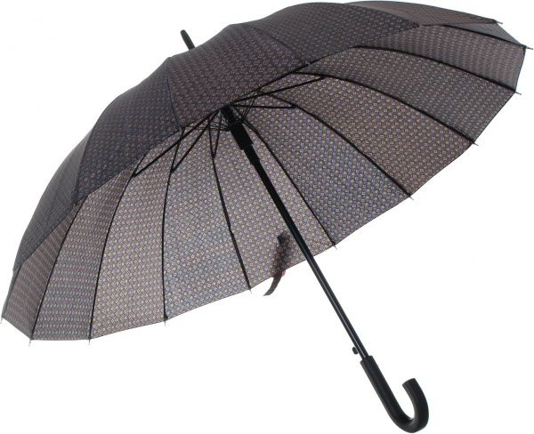 Зонт Калейдоскоп, трость, автомат синий 