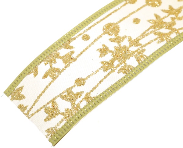 Стрічка декоративна золота 38х2700 мм ANM800400 
