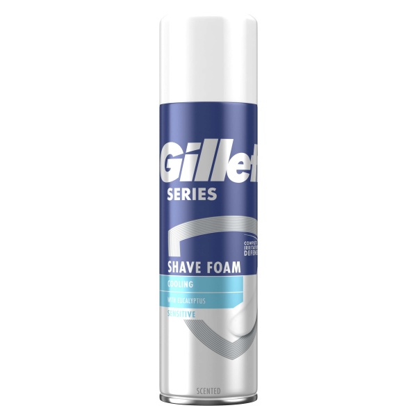 Пена для бритья Gillette Series Охлаждающая с эвкалиптом 250 мл