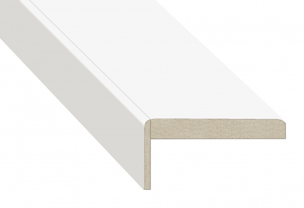 Наличник телескопический прямоугольная ОМиС 8х70х2200 мм белый silk matt 