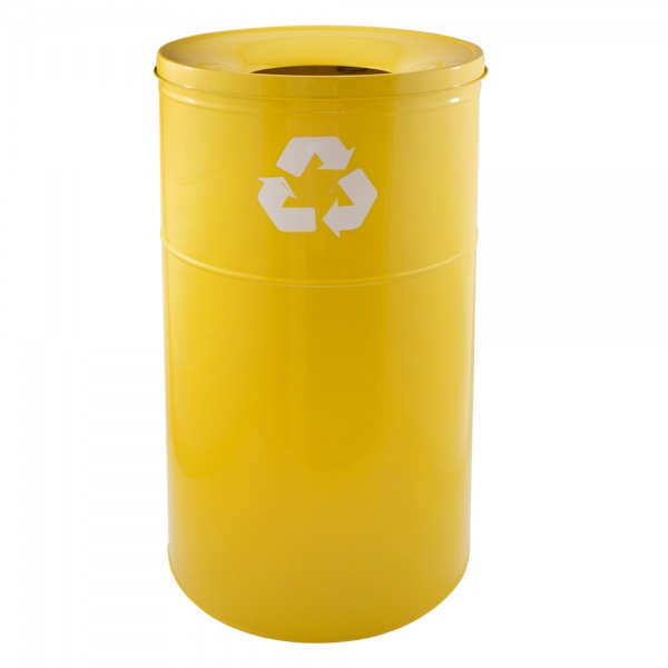 Контейнер для мусора EforMetal 45 л желтый 64182