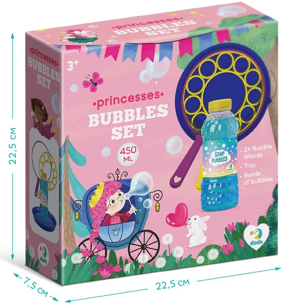 Набор мыльных пузырей DoDo Принцессы 500121