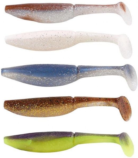 Віброхвіст Balzer 75 мм 5 шт. Shirasu Suki Swimmer Color Mix 2