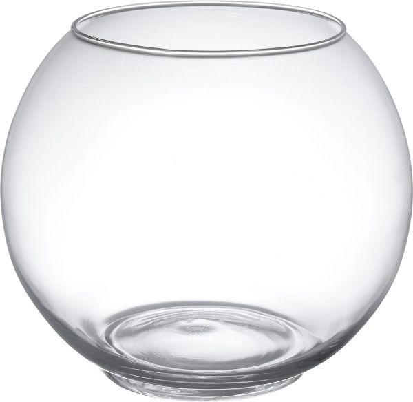 Ваза Акваріум скляна прозора 20х22 см Wrzesniak Glassworks