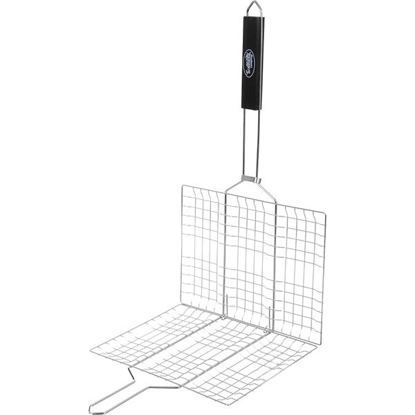 Решетка-гриль Grilland для гамбургеров хромированная 60х35х25 см BQ2104