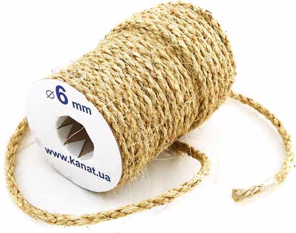 Шнур Радосвіт сизалевий 6 мм
