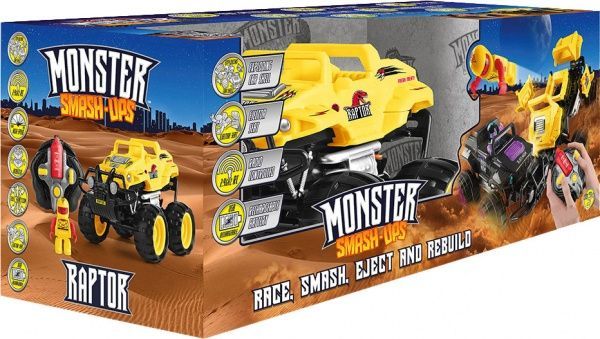 Машинка на р/у Monster Smash-Ups Ти-рекс Желтый