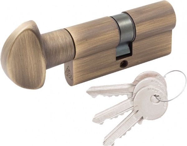 Циліндр Cortellezzi 117F 30x30 ключ-вороток 60 мм антична бронза