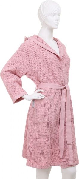 Халат женский La Nuit Moss Stone Wash р. XL розовый 