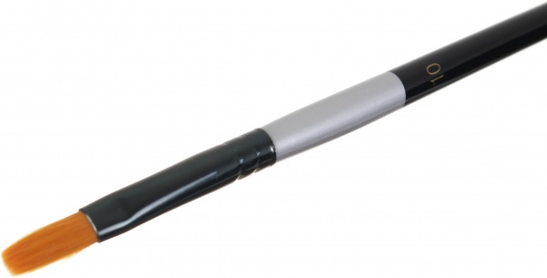 Набор кистей круглые и плоские 10 шт 