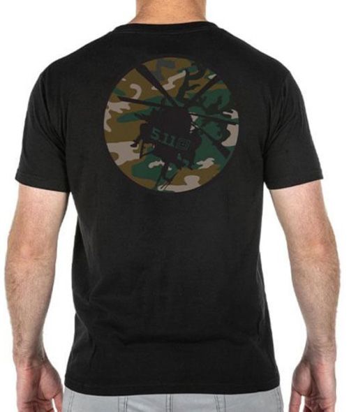 Футболка чоловіча 5.11 Tactical Little Bird Sunrise 019 41280ABZ-019 р. M чорний