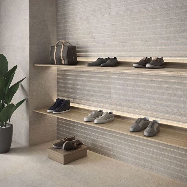 Плитка SALONI Igneous Stone Marfil 45x90 